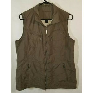 Schoffel Softshell Vest Womens Brown Wind Blocker Outdoor Wear!